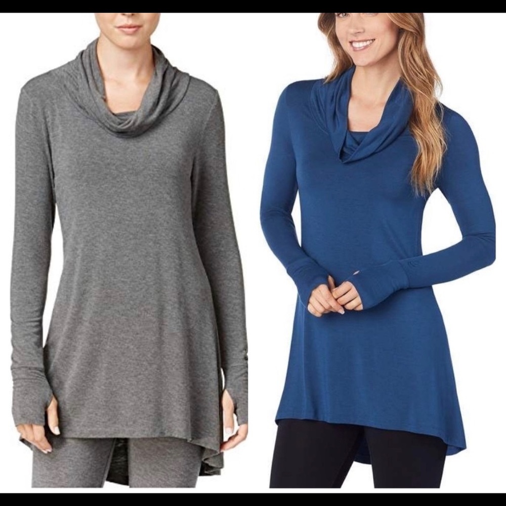 Cuddl  Duds gray tunic dress